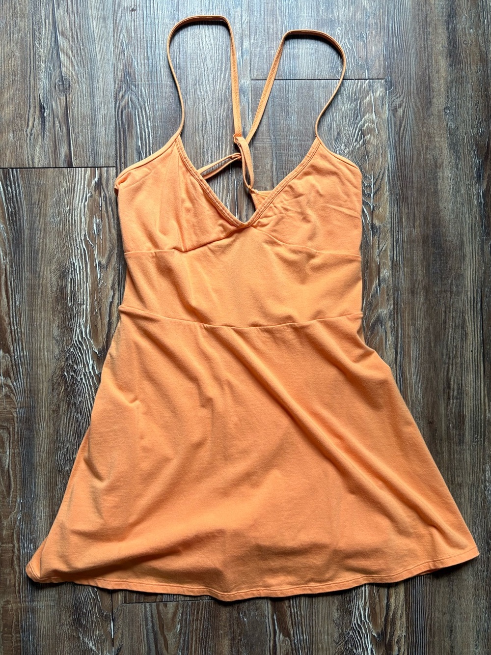 L*Space Light Orange Rally Athletic Mini Dress